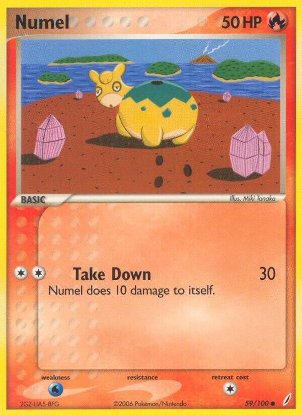 Pokemon Numel 59/100 Crystal Guardians