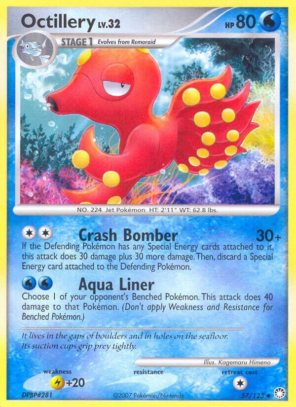 Pokemon Octillery 57/123 Mysterious Treasures