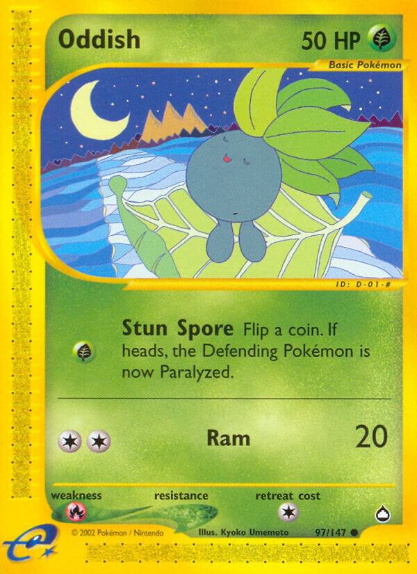 Pokemon Oddish 97/147 Aquapolis