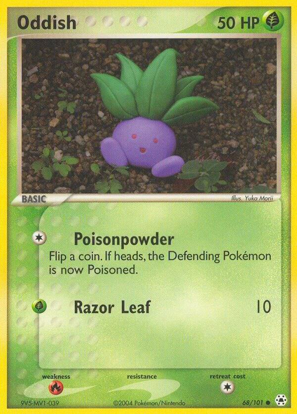 Pokemon Oddish 68/101 Hidden Legends