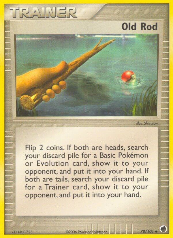 Pokemon Old Rod 78/101 Dragon Frontiers