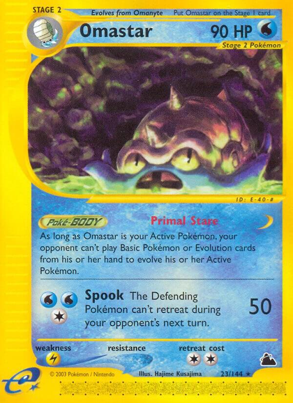 Pokemon Omastar 23/144 Skyridge