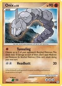 Pokemon Onix 92/130 Diamond & Pearl