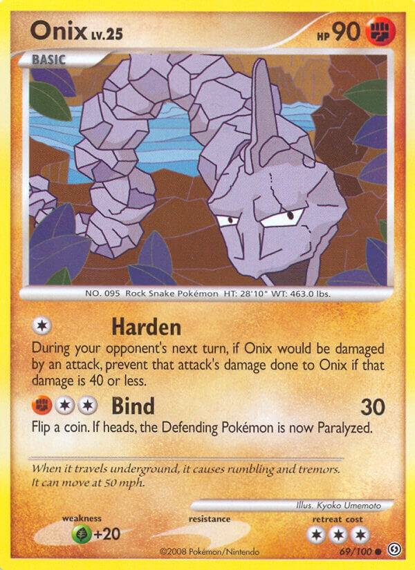 Pokemon Onix 69/100 Stormfront
