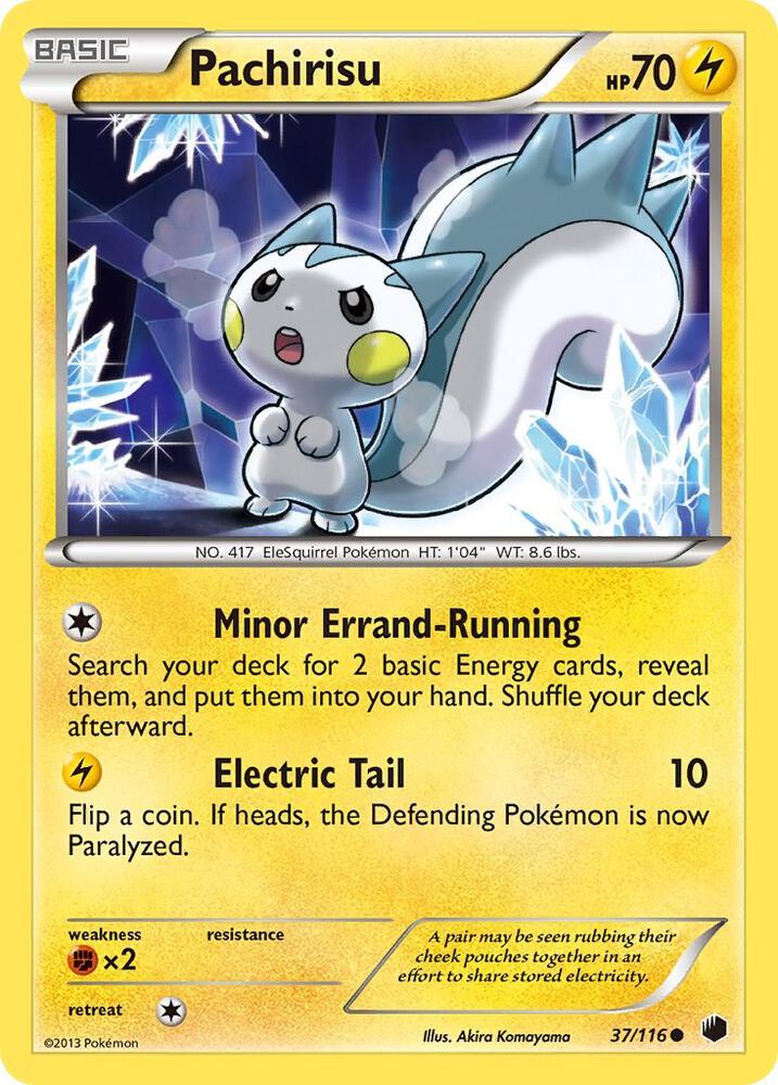 Pokemon Pachirisu 37/116 Plasma Freeze