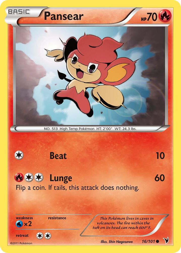 Pokemon Pansear 16/101 Noble Victories
