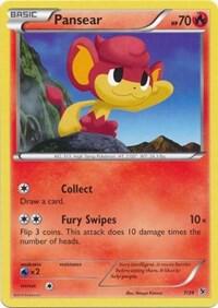 Pokemon Pansear 7/39 Kalos Starter Set