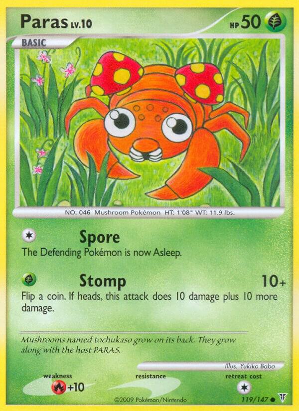 Pokemon Paras 119/147 Supreme Victors