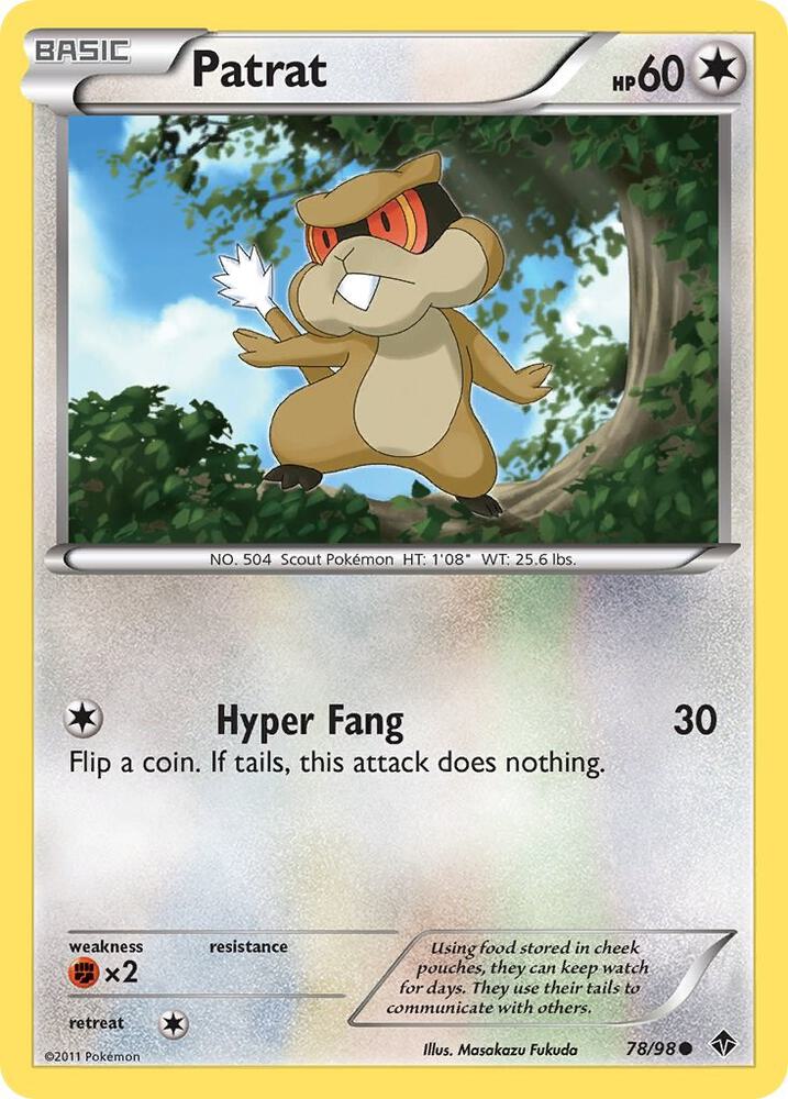Pokemon Patrat 78/98 Emerging Powers