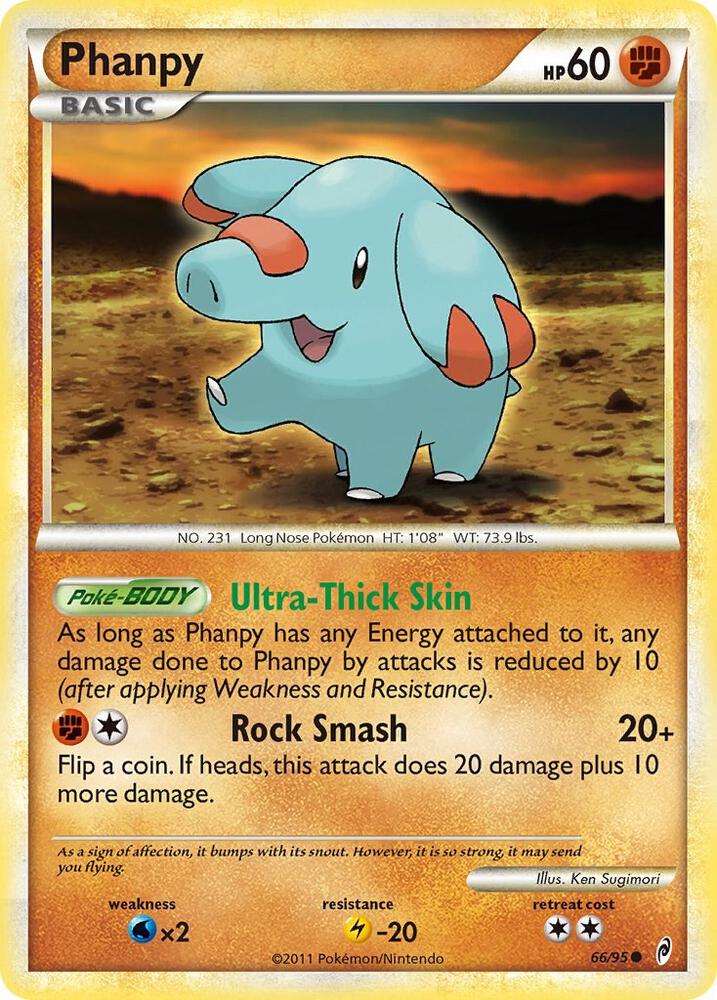 Pokemon Phanpy 66/95 Call of Legends