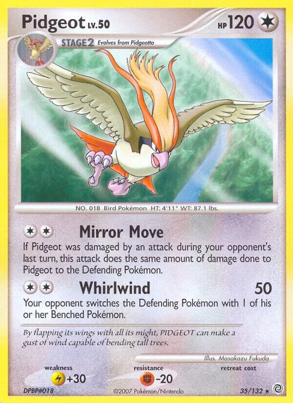 Pokemon Pidgeot 35/132 Secret Wonders