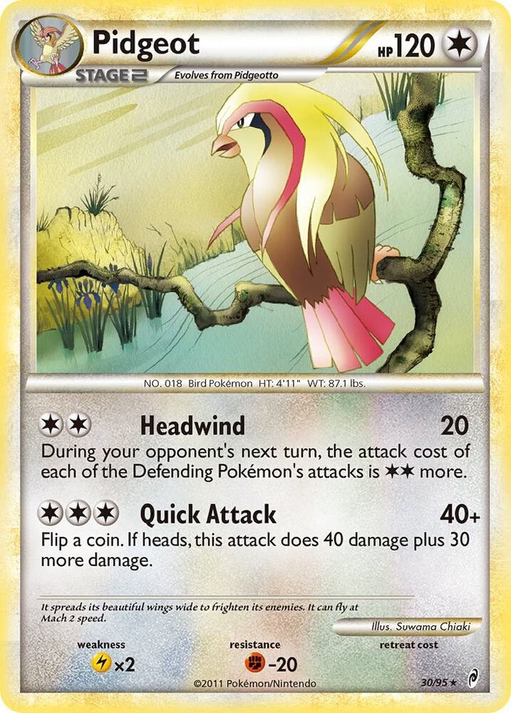 Pokemon Pidgeot 30/95 Call of Legends