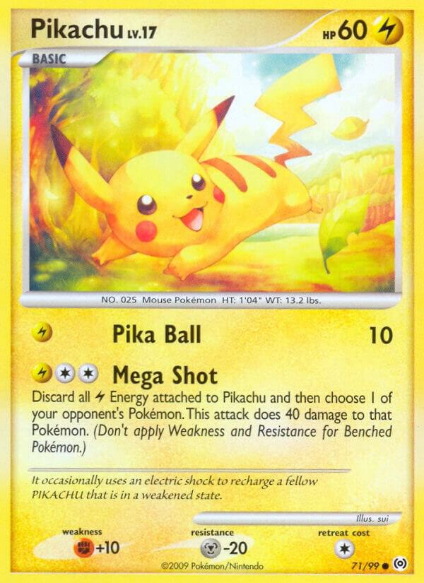 Pokemon Pikachu 71/99 Arceus