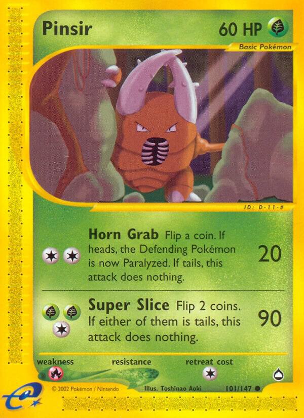 Pokemon Pinsir 101/147 Aquapolis