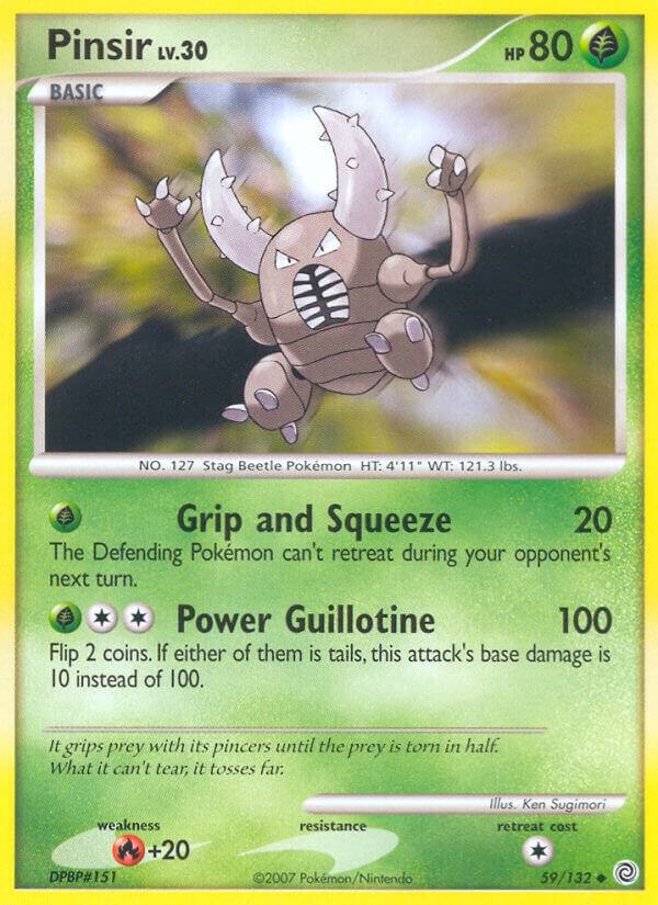 Pokemon Pinsir 59/132 Secret Wonders