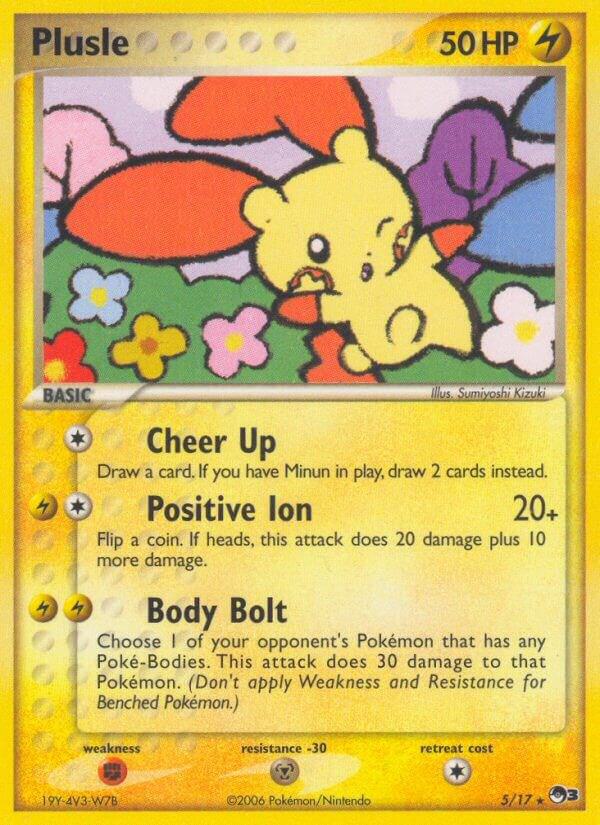 Pokemon Plusle 5/17 POP Series 3
