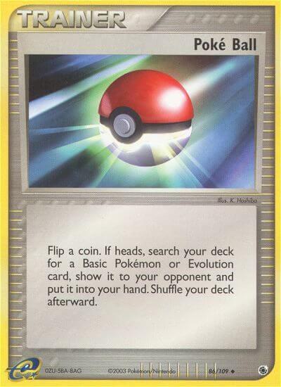 Pokemon Poké Ball 86/109 EX Ruby & Sapphire