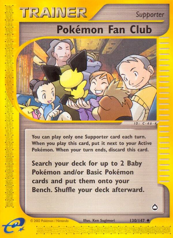Pokemon Pokémon Fan Club 130/147 Aquapolis