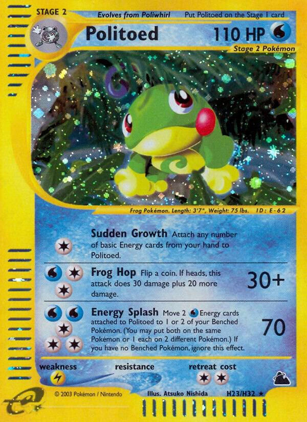 Pokemon Politoed H23/144 Skyridge