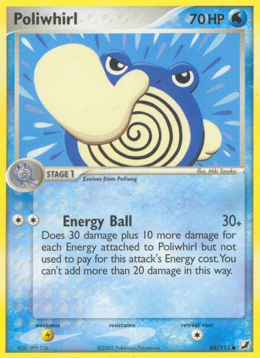 Pokemon Poliwhirl 68/115 Unseen Forces