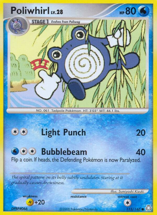 Pokemon Poliwhirl 115/146 Legends Awakened