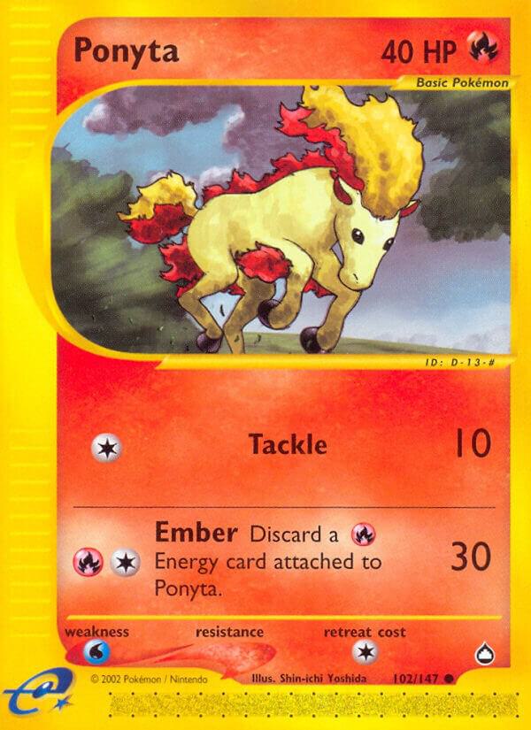Pokemon Ponyta 102/147 Aquapolis