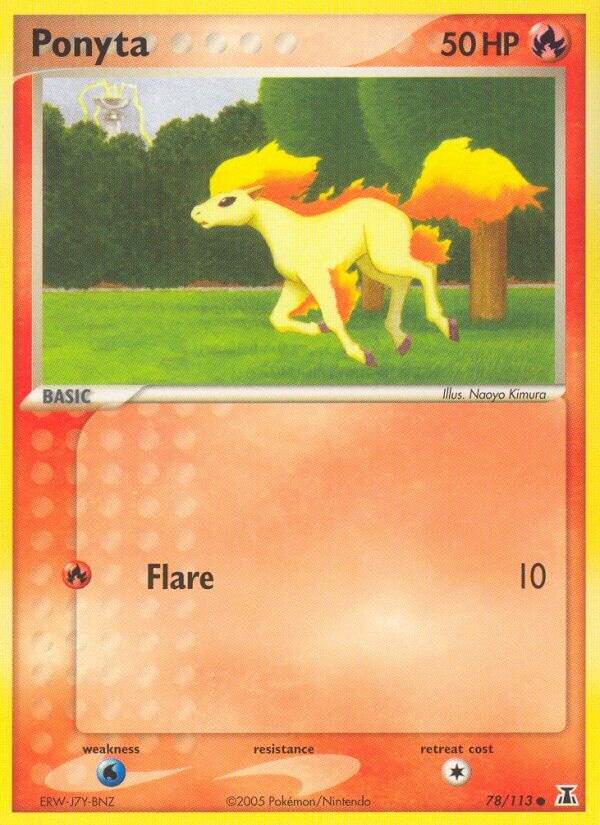 Pokemon Ponyta 78/113 Delta Species