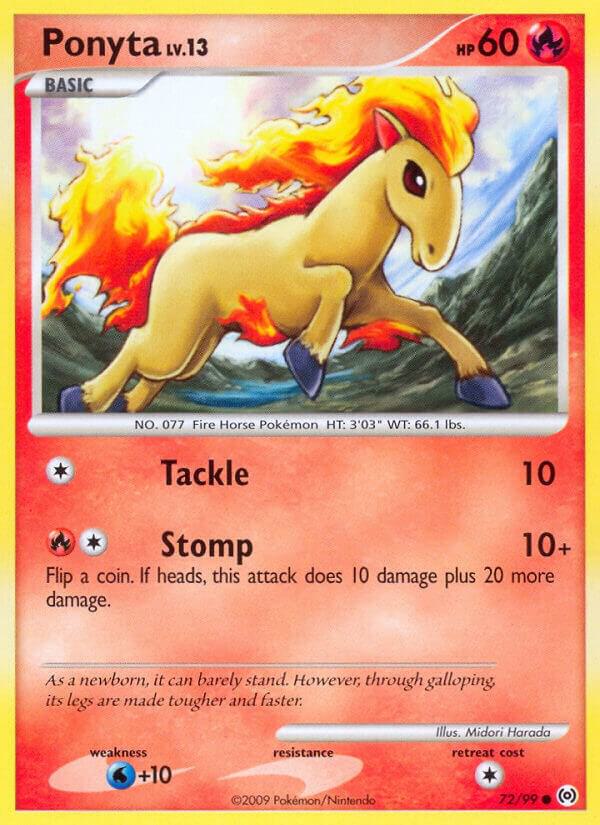 Pokemon Ponyta 72/99 Arceus