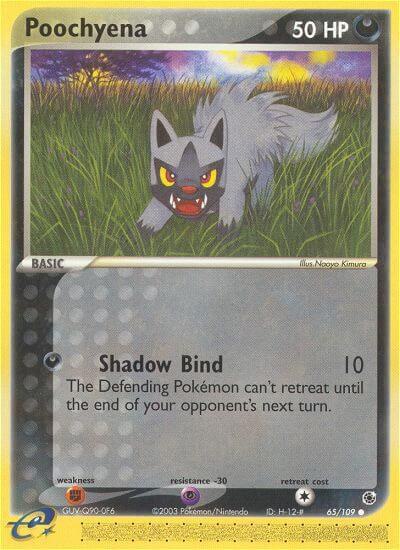 Pokemon Poochyena 65/109 EX Ruby & Sapphire