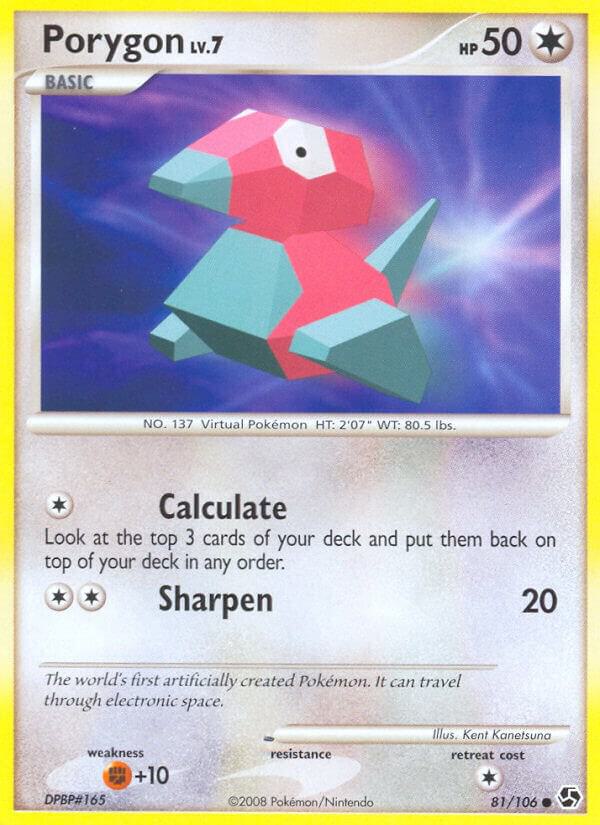 Pokemon Porygon 81/106 Great Encounters