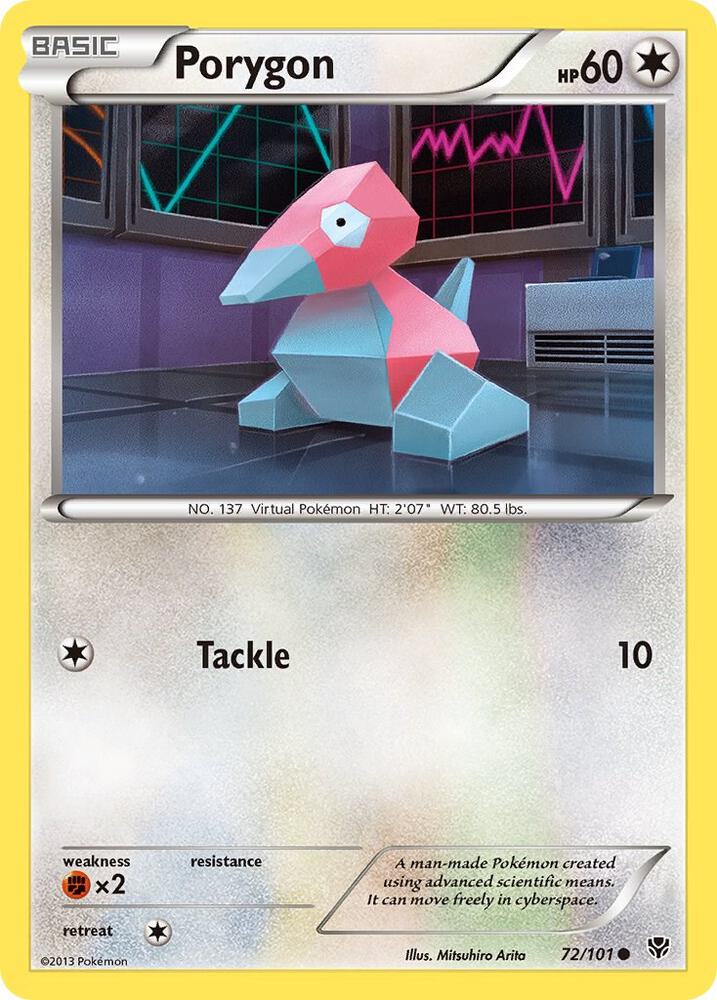 Pokemon Porygon 72/101 Plasma Blast