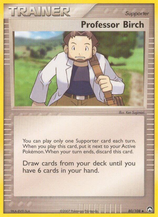 Pokemon Professor Birch 80/108 Power Keepers