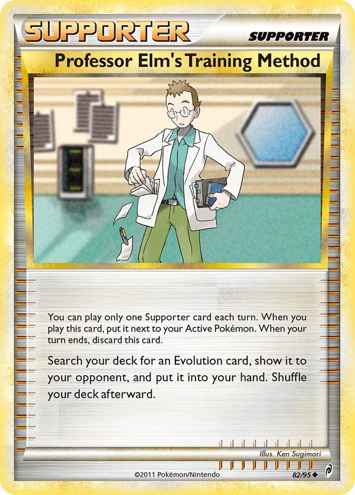 Pokemon Professor Elm's Training Method 82/95 Call of Legends
