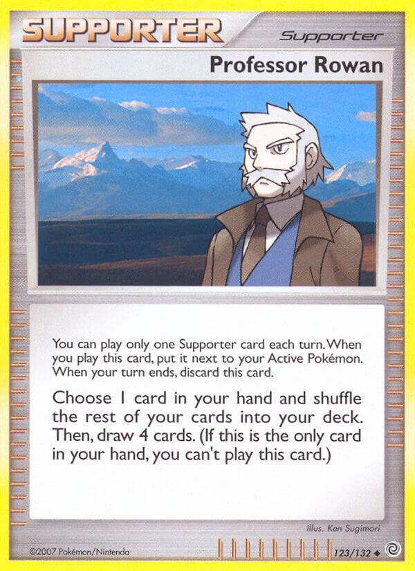 Pokemon Professor Rowan 123/132 Secret Wonders