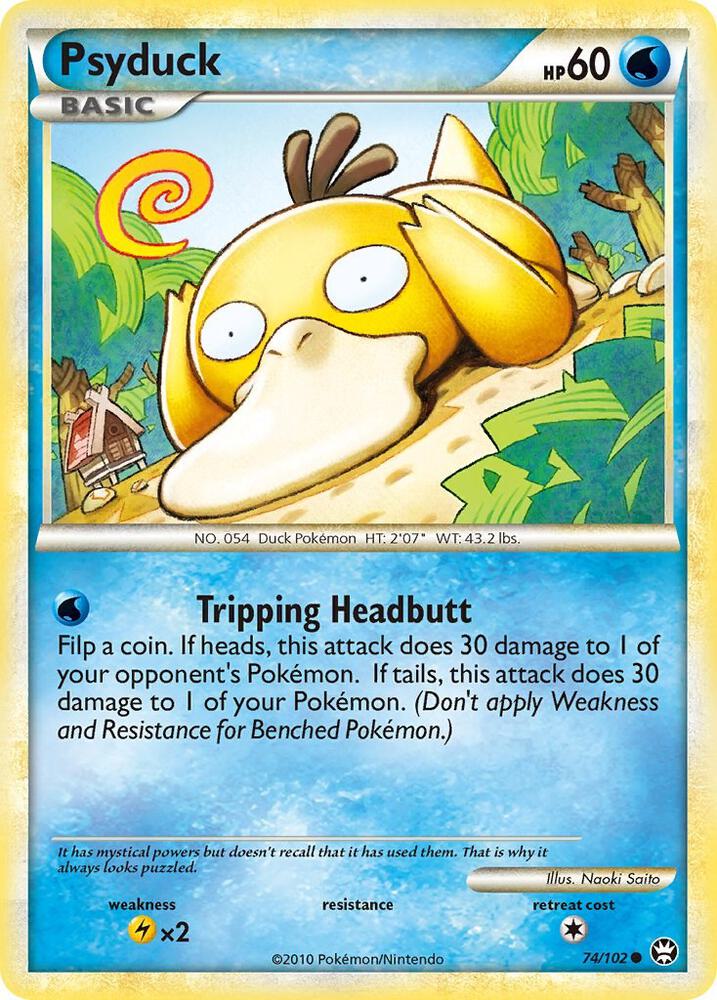 Pokemon Psyduck 74/102 Triumphant