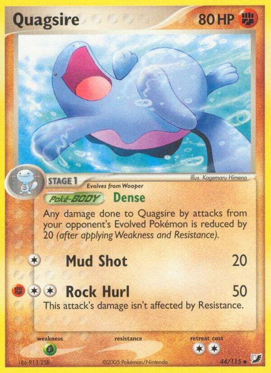 Pokemon Quagsire 44/115 Unseen Forces