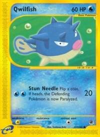 Pokemon Qwilfish 127/165 Expedition Base Set