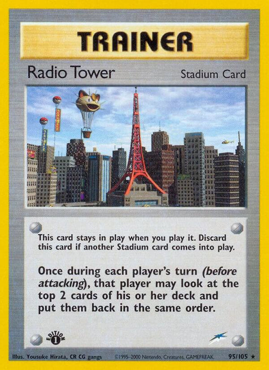 Pokemon Radio Tower 95/105 Neo Destiny