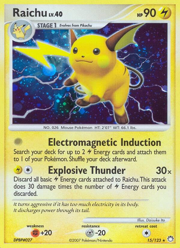 Pokemon Raichu 15/123 Mysterious Treasures