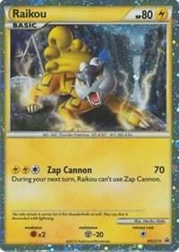 Pokemon Raikou HGSS19 HGSS Black Star Promos