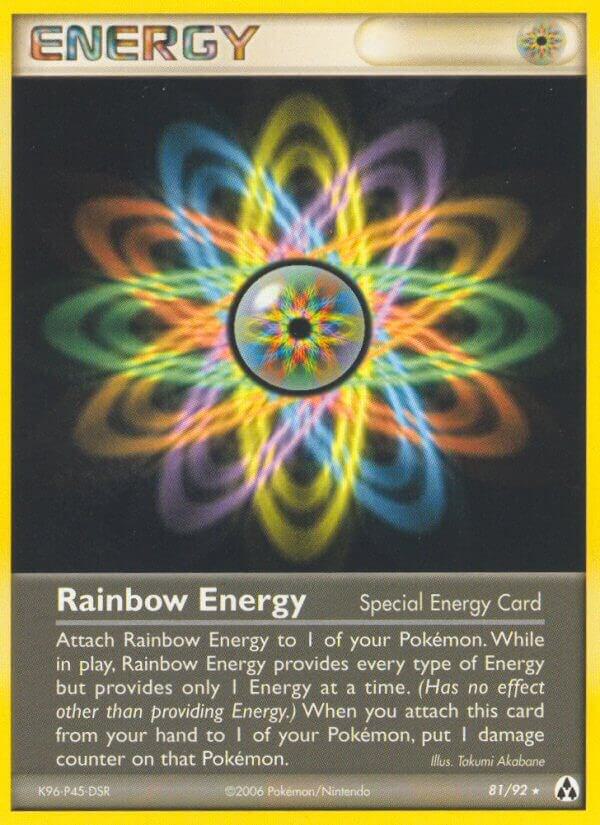Pokemon Rainbow Energy 81/92 Legend Maker