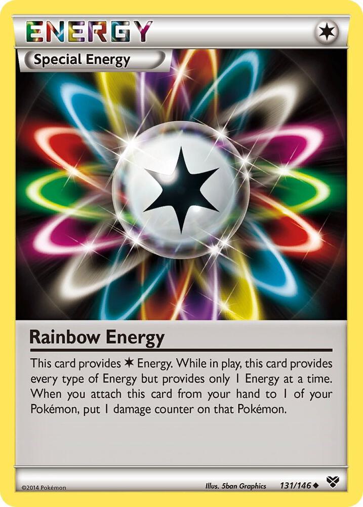 Pokemon Rainbow Energy 131/146 XY