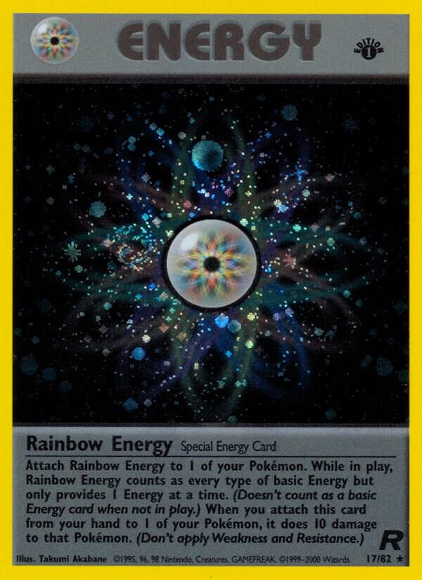 Pokemon Rainbow Energy #17 Team Rocket