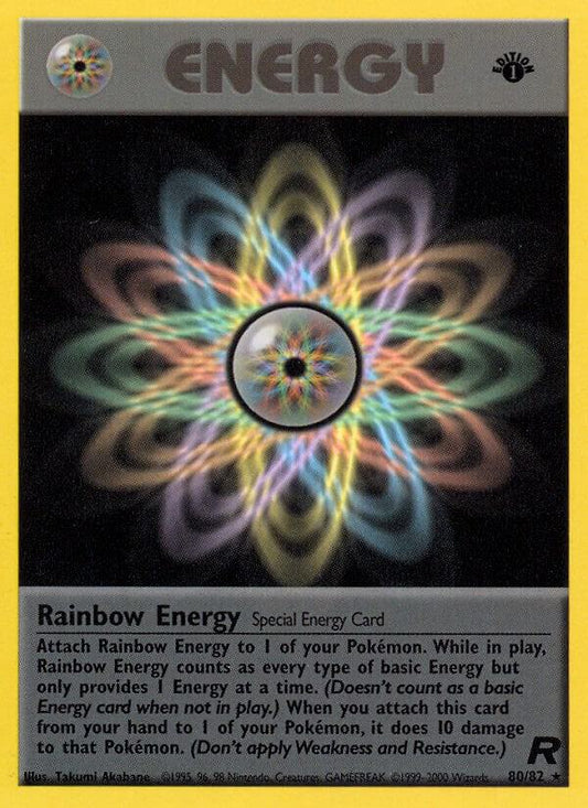 Pokemon Rainbow Energy #80 Team Rocket