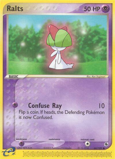 Pokemon Ralts 66/109 EX Ruby & Sapphire