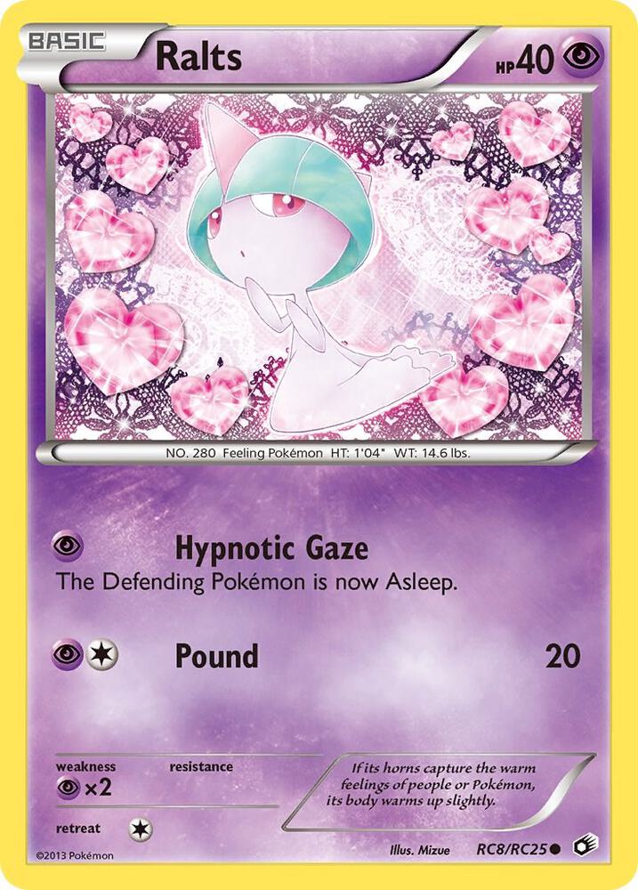 Pokemon Ralts RC8/RC25 Legendary Treasures
