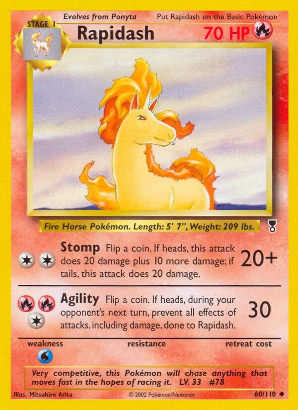 Pokemon Rapidash 60/110 Legendary Collection
