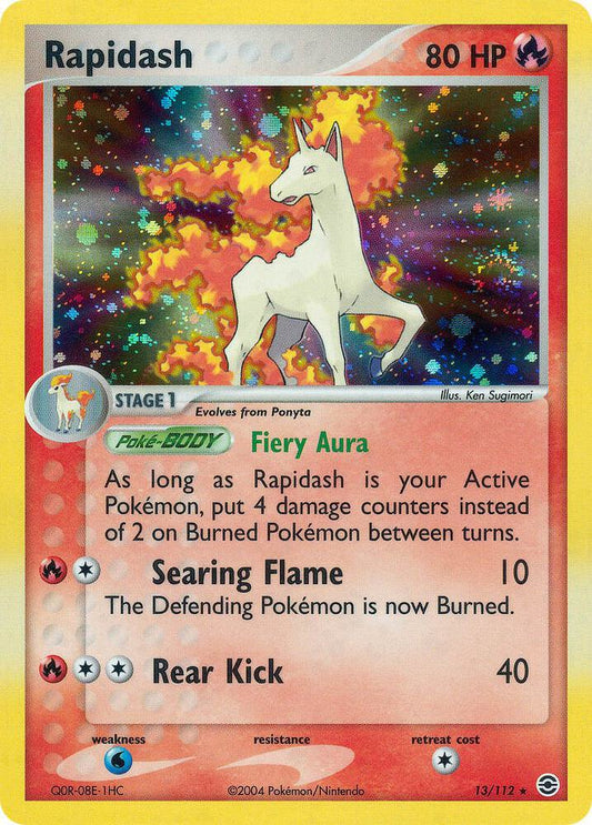 Pokemon Rapidash 13/112 FireRed & LeafGreen