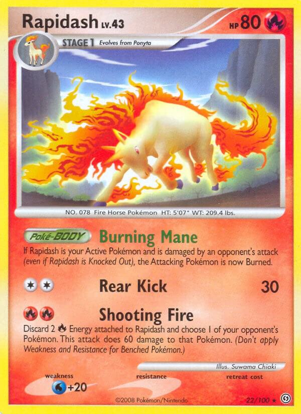 Pokemon Rapidash 22/100 Stormfront