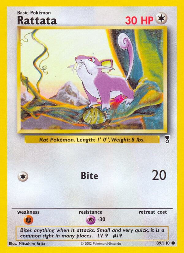 Pokemon Rattata 89/110 Legendary Collection